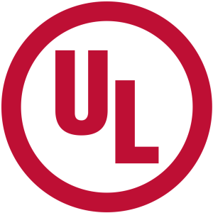 The official UL (Underwriters Laboratories) certification logo in red, indicating that PLENCO materials meet rigorous safety and performance standards.